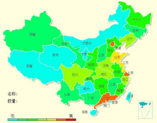 我国智能指纹锁产业集群的分布现状